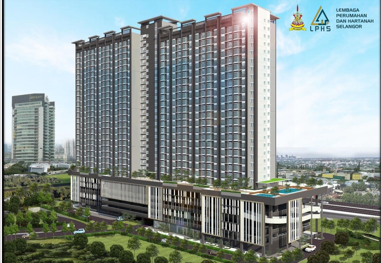 Rumah Selangorku Residensi Kamelia Bandar Sri Damansara 553sf 249k , Condo Facilities Rumah Mampu Milik Condo Sri Damansara, Plaza Ativo, The Flo, MRT 2, Freehold Rumah Selangor