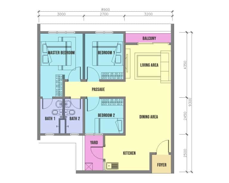 akasia raya layout